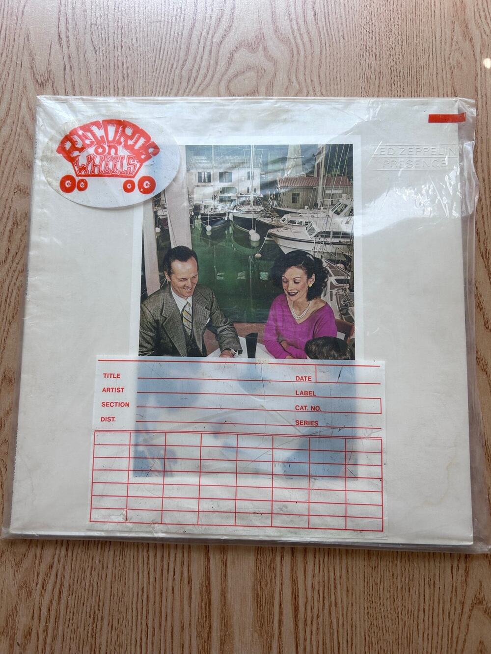 Vintage Collectible Led Zeppelin Presence 1 Vinyl Record